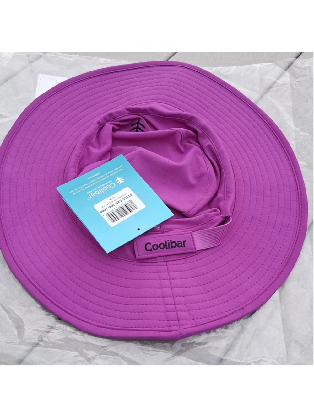 NWT Coolibar Brighton CR Violet Purple Bucket Hat S/M UPF 50+ Swim Outdoor Sun - Picture 4 of 7